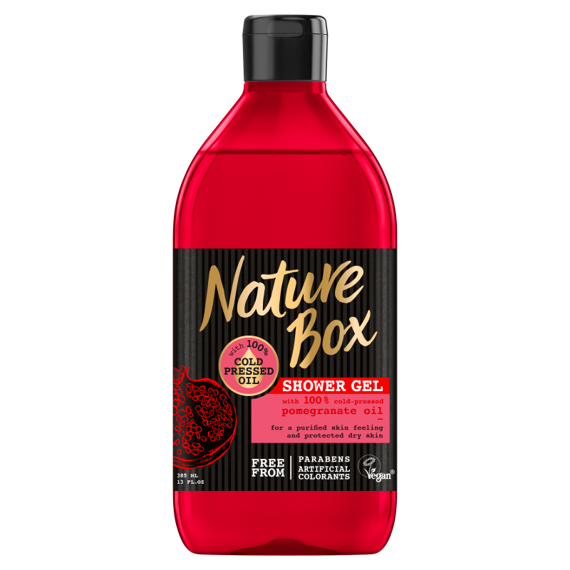 Nature Box Żel pod prysznic z olejem z granatu 385 ml