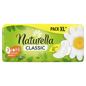 Naturella Classic Normal Camomile Podpaski ze skrzydełkami x18