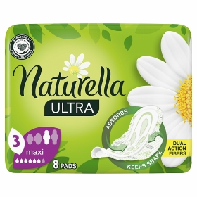 Naturella Ultra Maxi Size 3 Podpaski ze skrzydełkami x8