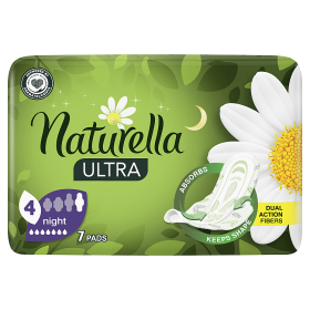 Naturella Ultra Night Size 4 Podpaski ze skrzydełkami x7