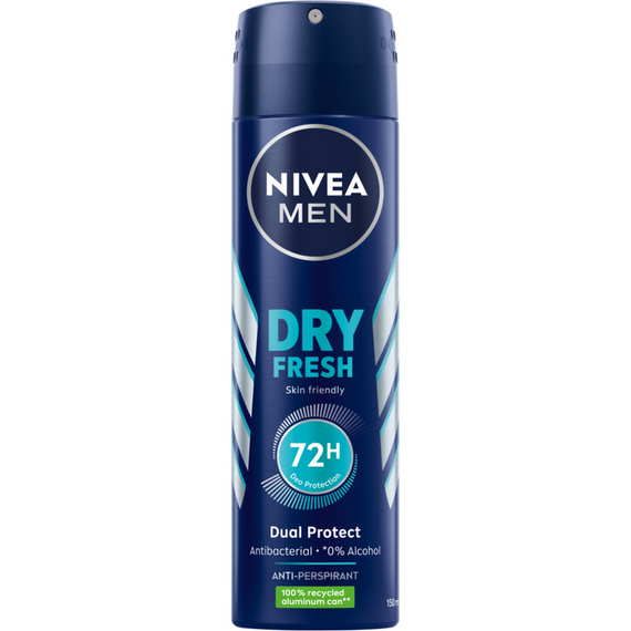 Nivea MEN DRY Fresh Antiperspirant Spray 150 ml