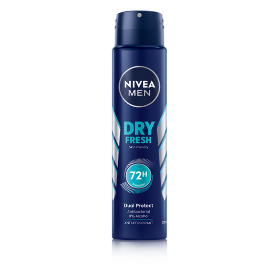 Nivea MEN DRY Fresh Spray Antiperspirant 250ml