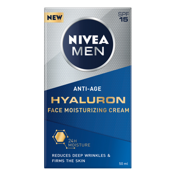 Nivea MEN Hyaluron Anti-Wrinkle Cream FOR Men 50 ml