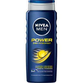 Nivea MEN Power 24H Fresh Effect Żel pod prysznic dla mężczyzn 500 ml