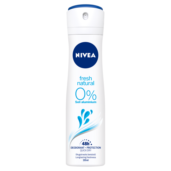 alledaags Zwaaien Achtervolging Nivea NIVEA Fresh Natural 48 h Deodorant Spray for Women 150ml - online  shop Internet Supermarket