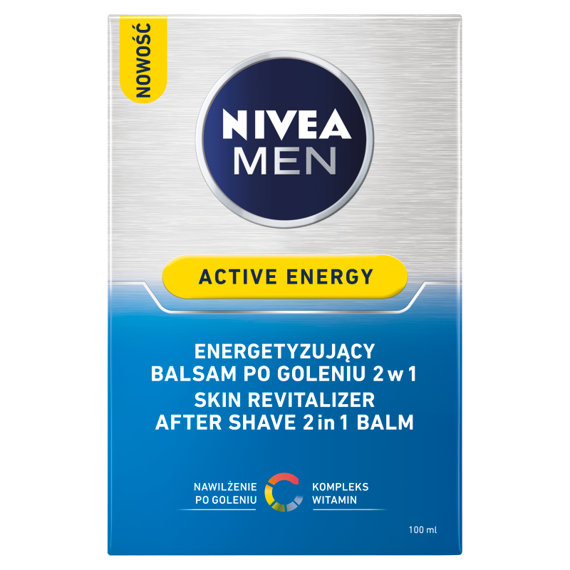 Nivea NIVEA MEN Active Energy Energizing After Shave Balm 100ml 2in1