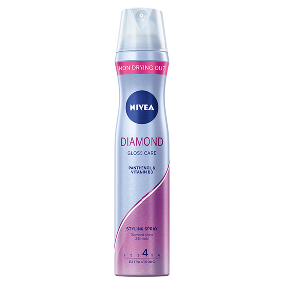 Nivea Nivea Diamond Gloss Care Hairspray 250ml