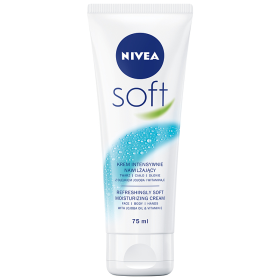 Nivea Soft Intensywnie nawilżający krem do ciała, rąk i twarzy 75 ml