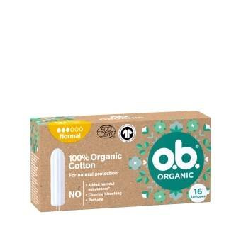 OB Organic Normal Tampons 16 pcs