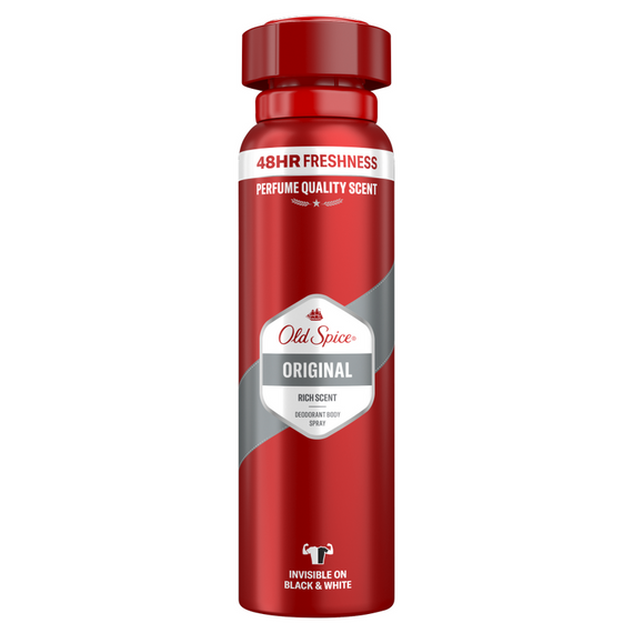 Old Spice Original Deodorant Spray For Men, 150ml, 48H Freshness, 0% Aluminum