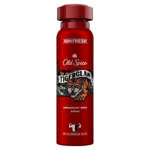 Old Spice Tiger Claw Deodorant Spray For Men, 150ml, 48h Freshness, 0% Aluminum