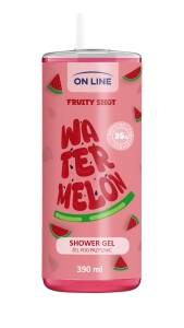 On Line Fruity Shot Odświeżający Żel Pod Prysznic Arbuz i Mięta 390 ml