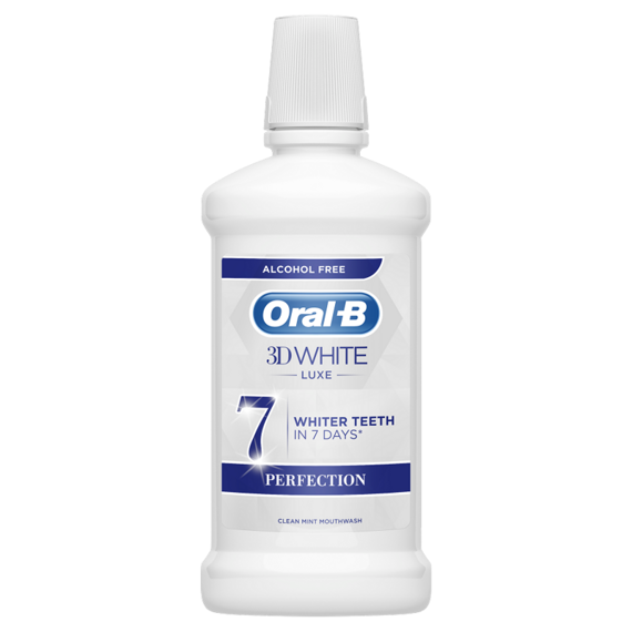 Oral-B 3DWhite Luxe Perfection Mouthwash 500ml