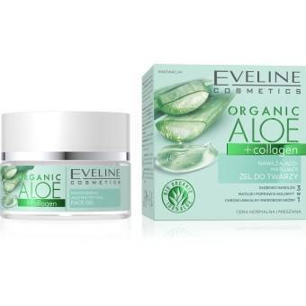 Organic Aloe + Collagen Moisturizing and mattifying face gel