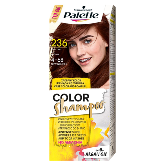 Palette Color Shampoo Hair coloring shampoo 236 (4-68) chestnut