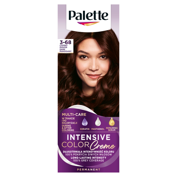 Palette Intensive Color Creme Cream Hair Dye 3-68 (R2) Dark Mahogany