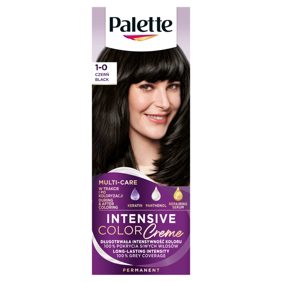 Palette Intensive Color Creme Hair Color Cream 1-0 (N1) Black