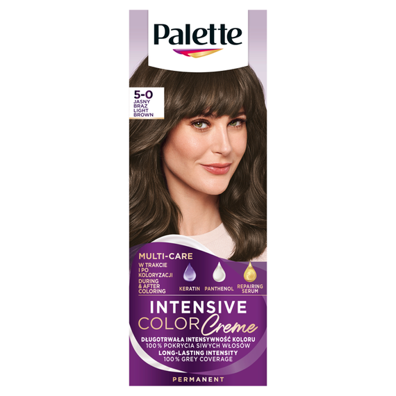 Palette Intensive Color Creme Hair Color Cream 5-0 (N4) Light Brown