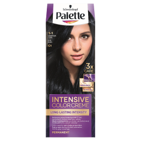 Palette Intensive Color Creme Hair Colour 1-1 (C1) navy blue black