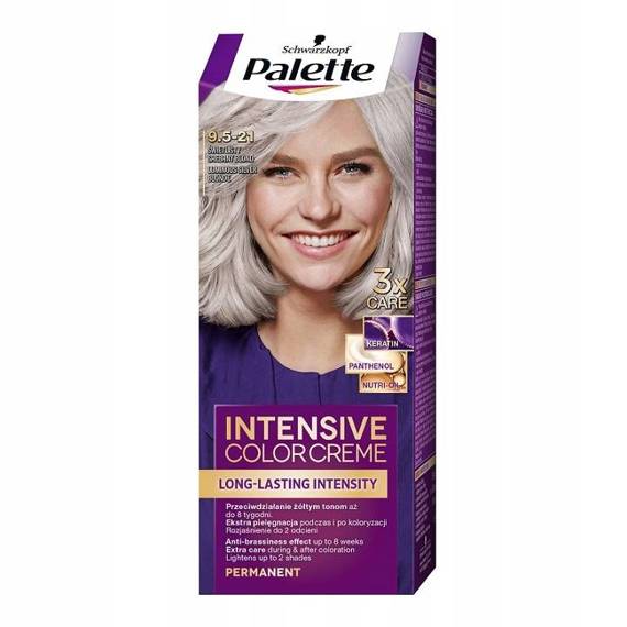 Palette Intensive Color Creme hair colour luminous silver blonde 9.5-21