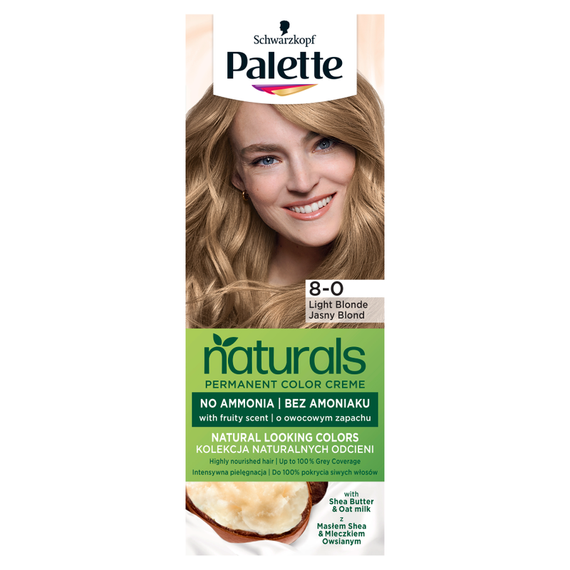 Palette Permanent Naturals Color Creme Permanent hair dye 300/8-0 light blonde