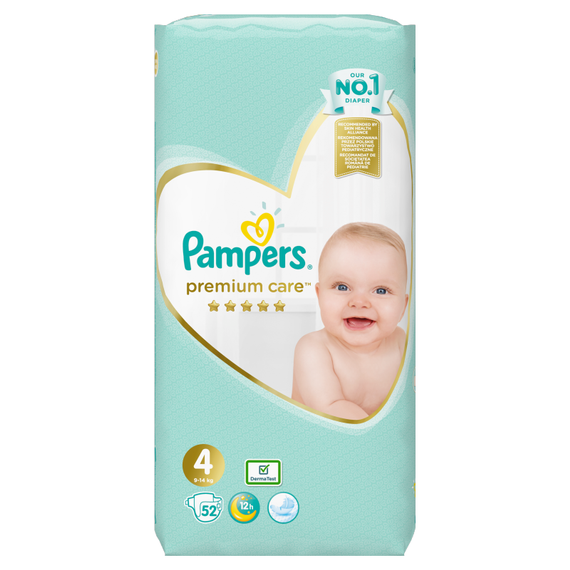 Pampers Premium Care diapers 4 Maxi 52 pieces