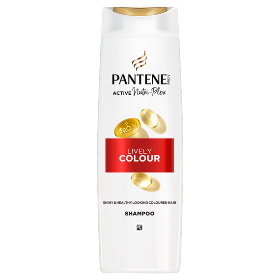 Pantene Pro-V Lively Color Shampoo, Pro-V Formula + Antioxidants, for Colored Hair, 400 ml