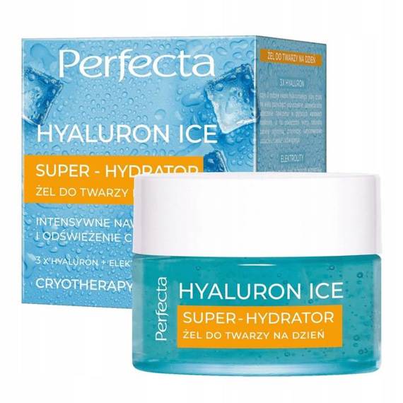 Perfecta Hyaluron Ice Krem-żel do twarzy na dzień 3x Hyaluron 50 ml