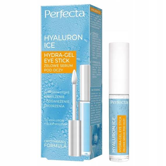 Perfecta Hyaluron Ice Żelowe serum, krem pod oczy