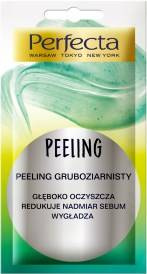 Perfecta Peeling gruboziarnisty głęboko oczyszcza redukuje nadmiar sebum wygładza 8 ml