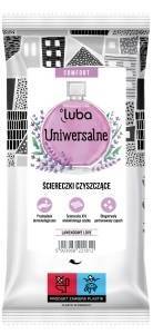 Perfumowane Ściereczki czyszczące LUBA Comfort 32szt. UNIWERSALNE - LAWENDOWE LOVE