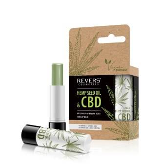 Pielęgnacyjny balsam do ust z naturalnym olejem konopnym z CBD