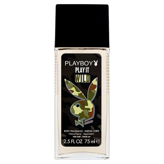 Playboy Play It Wild Refreshing deodorant pump spray for men 75ml