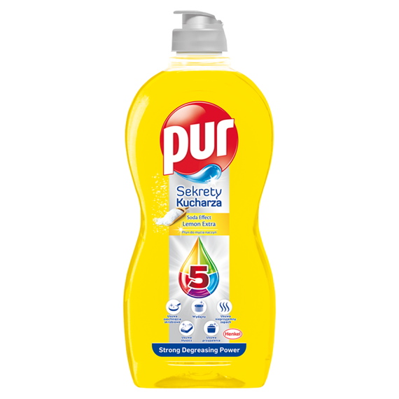 Pur  Pur Power Dishwashing liquid lemon 450ml