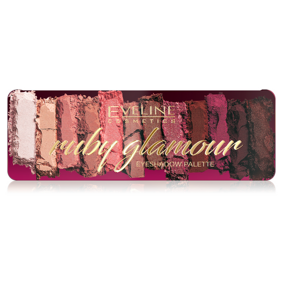 RUBY GLAMOUR eye shadow palette 12 colors