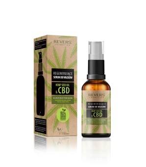 Regenerujące Serum do włosów z naturalnym olejem konopnym z CBD 50 ml