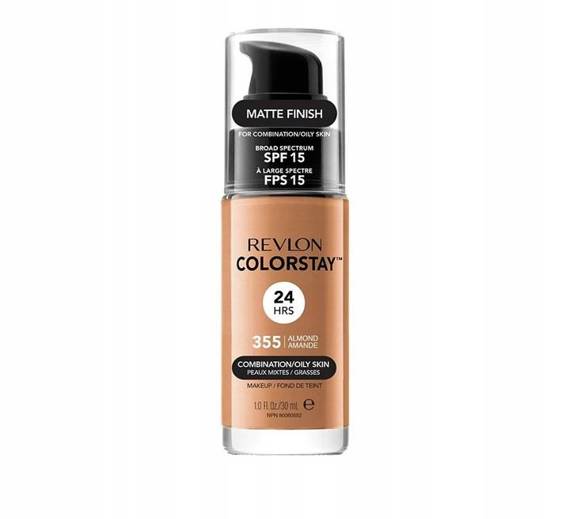 Revlon Color Stay 355 Almond podkład do twarzy C/O - dla cery mieszanej i tłustej (Combination/Oily)  30 ml