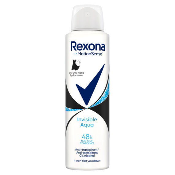 Rexona Invisible Aqua Antiperspirant Aerosol 150 ml