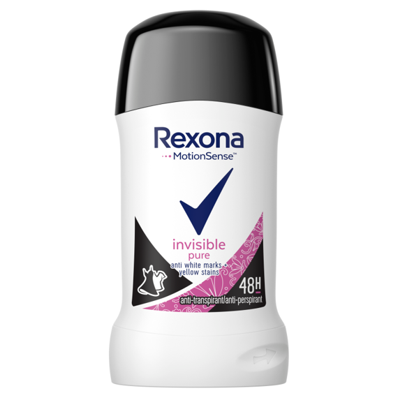 Rexona Invisible Pure Antiperspirant Stick 40ml