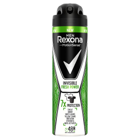 Rexona Men Invisible Fresh Power Antyperspirant w sprayu dla mężczyzn 150 ml
