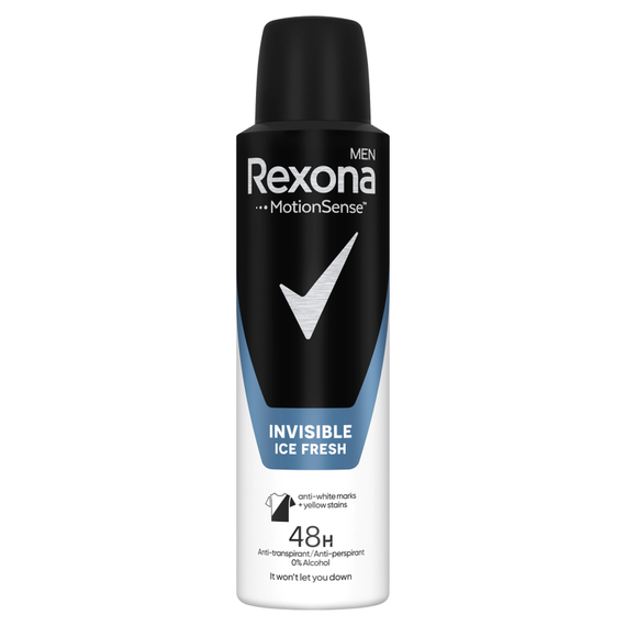 Rexona Men Invisible Ice Fresh Antiperspirant Aerosol 150 ml