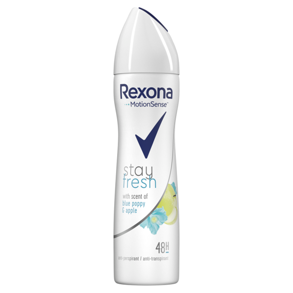 Rexona Stay Fresh Blue Poppy & Apple Antyperspirant w aerozolu dla kobiet 150 ml