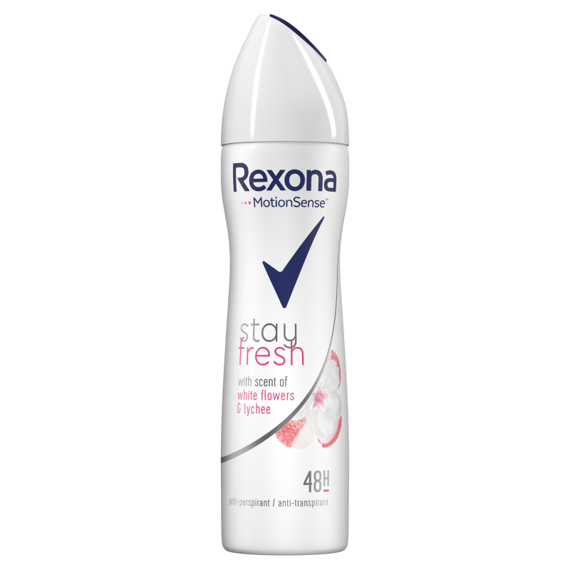 Rexona Stay Fresh White Flowers & Lychee Antyperspirant w aerozolu dla kobiet 150 ml