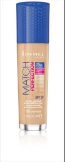 Rimmel Match Perfection SPF20 Podkład dopasowujący się do cery 102 Light Nude 30ml