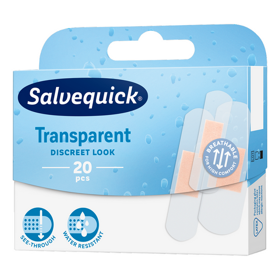 SALVEQUICK TRANSPARENT PLASTER 20pcs