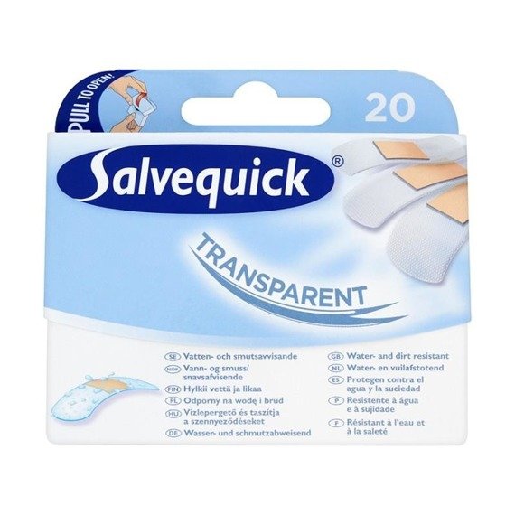 Salvequick Transparent Slices 20 pieces