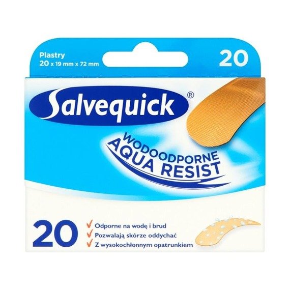 Salvequick Waterproof Slices 20 pieces