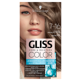 Schwarzkopf Gliss Color Care & Moisture Hair Dye 7-16 Cool Ash Blonde