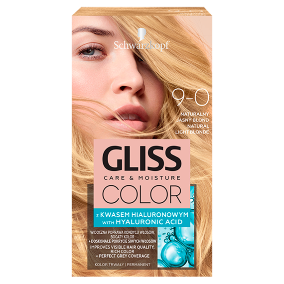 Schwarzkopf Gliss Color Natural Light Blonde Hair Colour 9-0