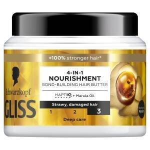 Schwarzkopf Gliss Oil Nutritive 4-In-1 Nourishment 400 ml - Odżywcza maska do włosów pozbawionych blasku i suchych